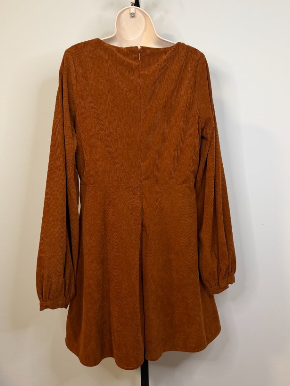 Audrey Parks Brown Pocket Dress - Size Large - Picture 2 of 2